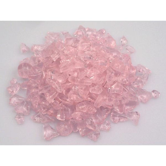 Glass Crumb Pieces for Home Epoxy Decor Mix, Transparent Pink (70200), Bohemia Crystal Glass, Czechia SKLENENA