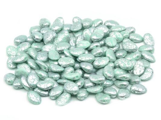 Tulip Petal Beads 6 x 8 mm, Copper Lined Silver Splash (54200-94400)