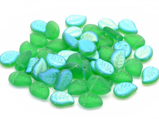 Nice Leaf Beads 50610/28771 Glass Czech Republic