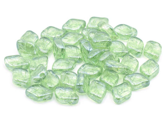 Leaf Beads 00030/14457 Glass Czech Republic