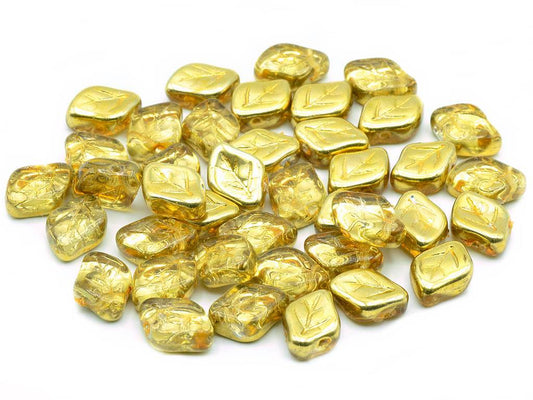 Leaf Beads 12 x 9 mm, Crystal 97387 (30-97387), Bohemia Crystal Glass, Czechia 11109045