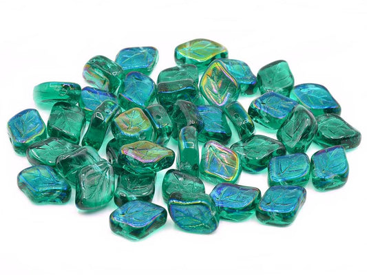 Leaf Beads 50730/27307 Glass Czech Republic