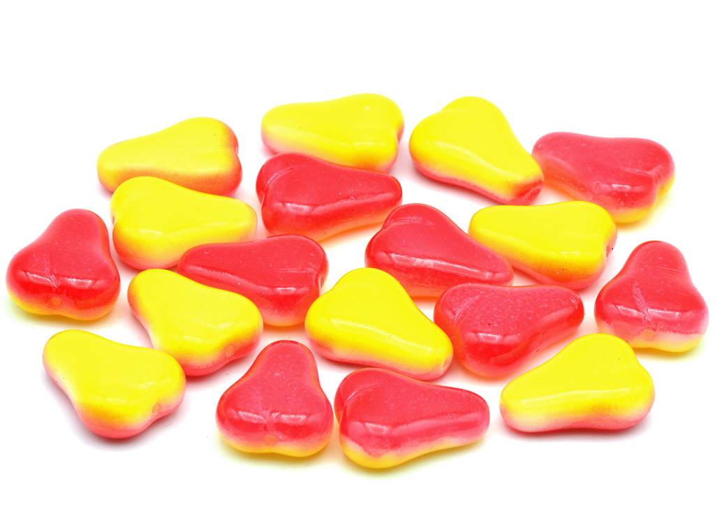 Pressed Beads Pears 16 x 12 mm, Chalk White 48001 (3000-48001), Bohemia Crystal Glass, Czechia 11130259