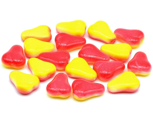 Pressed Beads Pears 16 x 12 mm, Chalk White 48001 (3000-48001), Bohemia Crystal Glass, Czechia 11130259