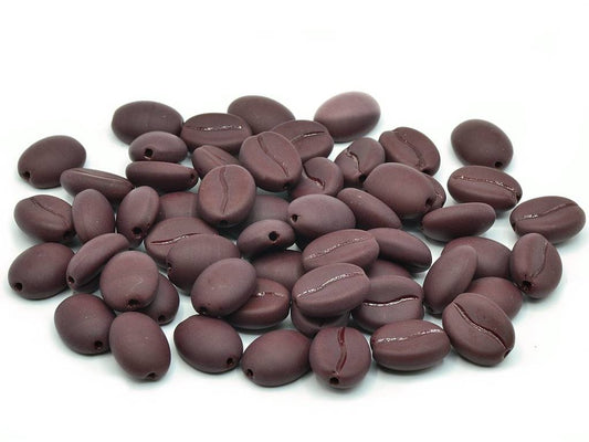 Coffee Bean Beads 13500/84110 Glass Czech Republic