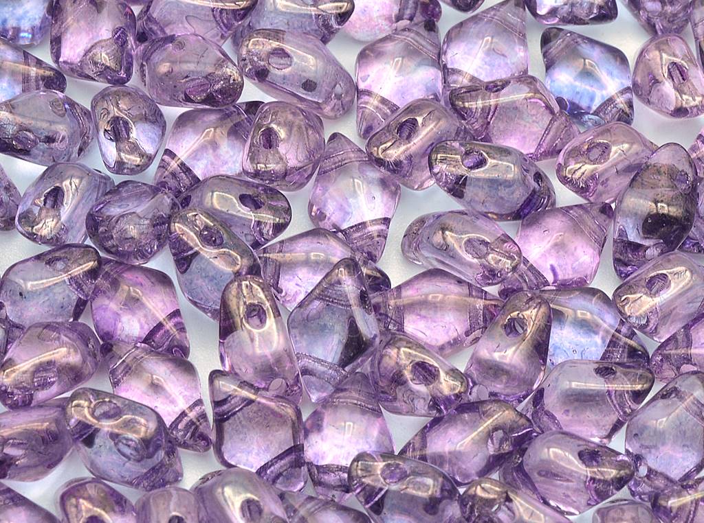 DiamonDuo 2-hole Beads Rhombus Gemduo 5 x 8 mm, Crystal Purple (00030-15726)