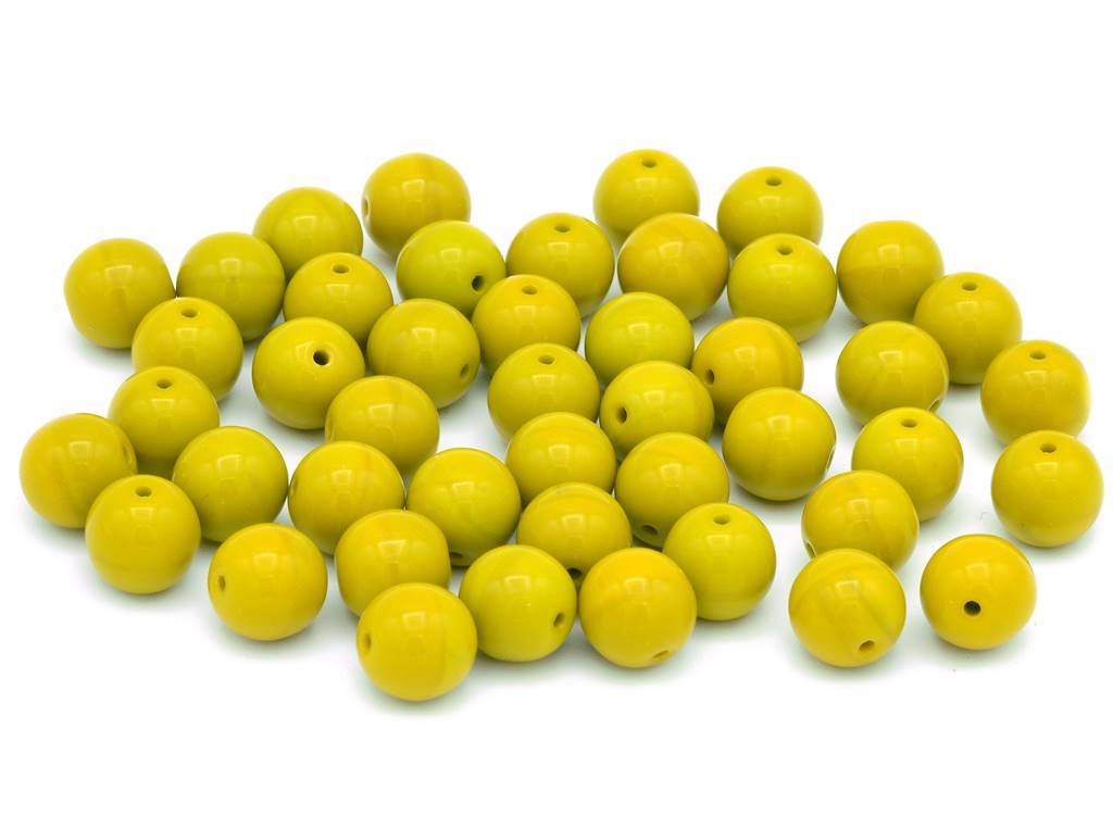 Round Pressed Beads 8 mm, 13740 (13740)
