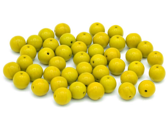 Round Pressed Beads 8 mm, 13740 (13740)