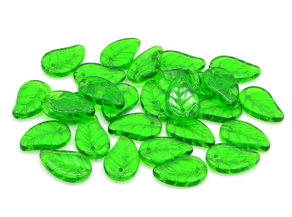 Flat Leaf Beads 14 x 9 mm, 50040 (50040)