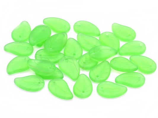 Flat Leaf Beads 50010/84110 Glass Czech Republic