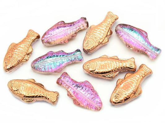 Big Fish Beads 24 x 11 mm, Crystal 98533 (30-98533), Bohemia Crystal Glass, Czechia 11109047