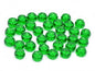 Fire Polished Faceted Beads Rondelle Transparent Green Glass Czech Republic