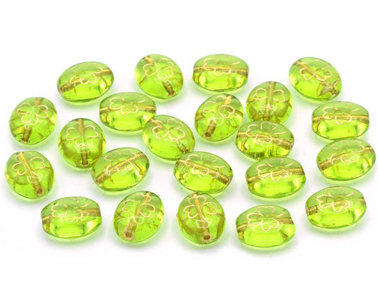Pressed Beads 50220/54202 Glass Czech Republic