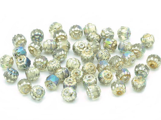 Fire Polished Faceted Beads Cathedral 6 mm, Crystal 98616 (00030-98616)