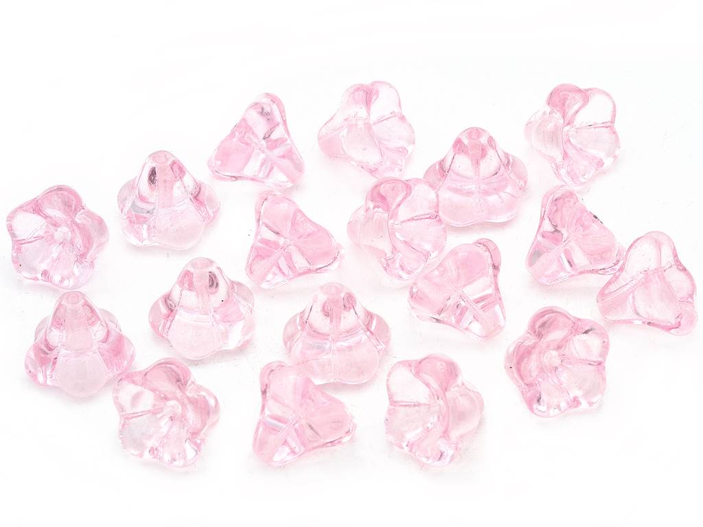 Bell Flower Beads 11 x 13 mm, Crystal 45019 (30-45019), Bohemia Crystal Glass, Czechia 11100240
