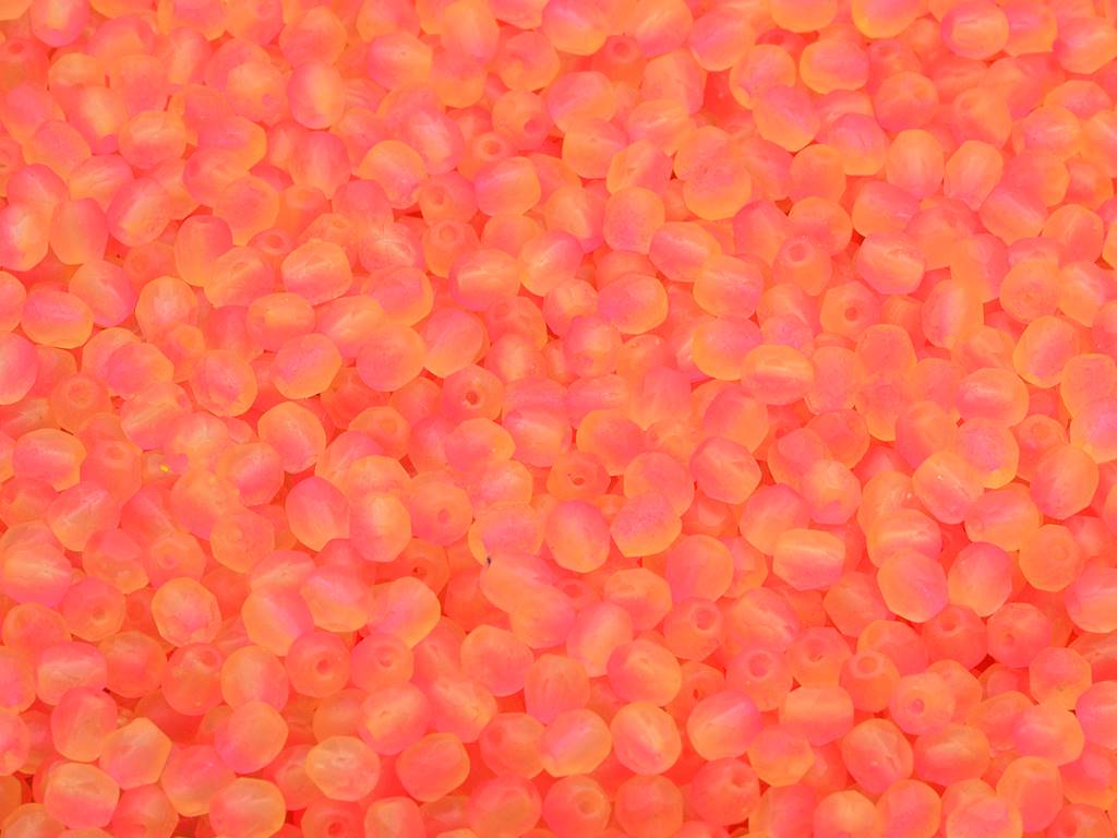 Fire Polished Faceted Beads Round 4 mm, Crystal 28509 (00030-28509)