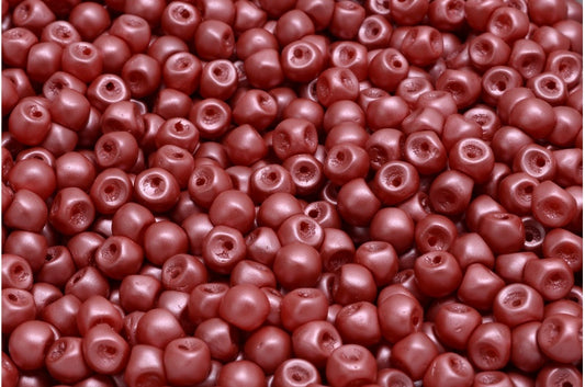 Mushroom Button Beads, White 29360 (02010-29360), Glass, Czech Republic