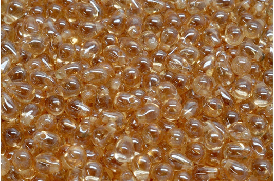 Drop Beads, Crystal Luster Brown Full Coated (00030-14413), Glass, Czech Republic