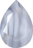 Pear Faceted Pointed Back (Doublets) Crystal Glass Stone, Aqua Blue 7 Pearl Colours (05040-00030-Tw), Czech Republic