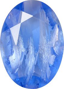 Oval Faceted Pointed Back (Doublets) Crystal Glass Stone, Aqua Blue 10 With Silver (30010-Ag-Tw), Czech Republic