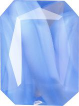 Octagon Faceted Pointed Back (Doublets) Crystal Glass Stone, Blue 1 Pearl Colours (34020-00030-Tw), Czech Republic