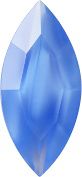 Navette Faceted Pointed Back (Doublets) Crystal Glass Stone, Blue 6 Pearl Colours (34040-00030-Tw), Czech Republic