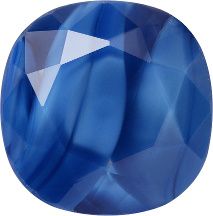 Rounded Square Faceted Pointed Back (Doublets) Crystal Glass Stone, Blue 6 Pearl Colours (64090-00030-Tw), Czech Republic