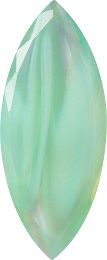 Navette Faceted Pointed Back (Doublets) Crystal Glass Stone, Light Green 6 Pearl Colours (54020-00030-Tw), Czech Republic