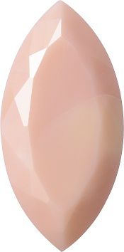 Navette Faceted Pointed Back (Doublets) Crystal Glass Stone, Nude 1 Opaque (71100-A), Czech Republic