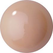 Round Cabochons Flat Back Crystal Glass Stone, Nude 2 Opaque (71100-A-St), Czech Republic