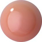 Round Cabochons Flat Back Crystal Glass Stone, Nude 3 Opaque (71100-A-St), Czech Republic