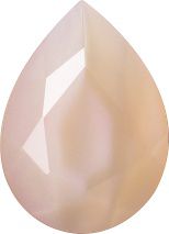 Pear Faceted Pointed Back (Doublets) Crystal Glass Stone, Nude 3 Pearl Colours (Lt-Pink-Pearl), Czech Republic