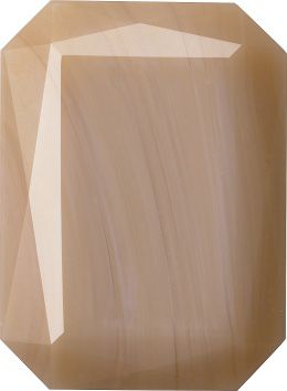 Octagon Faceted Pointed Back (Doublets) Crystal Glass Stone, Nude 3 Opaque (71200), Czech Republic