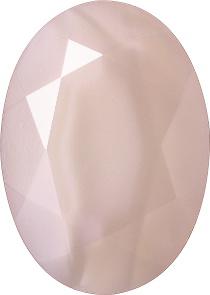 Oval Faceted Pointed Back (Doublets) Crystal Glass Stone, Nude 4 Pearl Colours (00603), Czech Republic