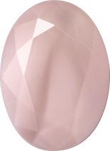 Oval Faceted Flat Back Crystal Glass Stone, Nude 4 Pearl Colours (00603), Czech Republic
