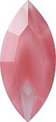 Navette Faceted Pointed Back (Doublets) Crystal Glass Stone, Pink 1 Pearl Colours (74000-00030-Tw), Czech Republic