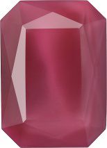 Octagon Faceted Pointed Back (Doublets) Crystal Glass Stone, Pink 2 Moonshine (00375), Czech Republic