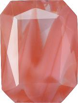 Octagon Faceted Pointed Back (Doublets) Crystal Glass Stone, Pink 4 Pearl Colours (74070-00030-Tw), Czech Republic