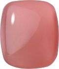 Rounded Octagon Cabochons Flat Back Crystal Glass Stone, Pink 5 Moonshine (00375), Czech Republic