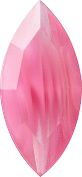 Navette Faceted Pointed Back (Doublets) Crystal Glass Stone, Pink 5 Pearl Colours (74000-00030-Tw), Czech Republic