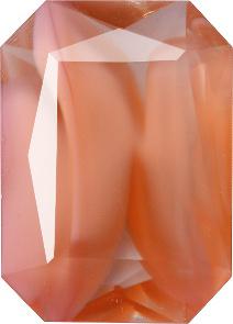 Octagon Faceted Pointed Back (Doublets) Crystal Glass Stone, Pink 6 Pearl Colours (7409-St-00030-Tw), Czech Republic