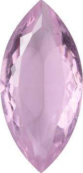 Navette Faceted Pointed Back (Doublets) Crystal Glass Stone, Pink 8 Transparent (70110-K), Czech Republic