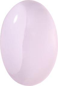Oval Cabochons Pointed Back Crystal Glass Stone, Pink 8 Milky Colours (01080), Czech Republic