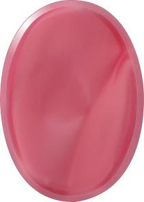 Oval Faceted Flat Back Crystal Glass Stone, Pink 11 Pearl Colours (07400), Czech Republic