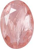 Oval Faceted Pointed Back (Doublets) Crystal Glass Stone, Pink 12 With Silver (7012L0-Ag-Tw), Czech Republic