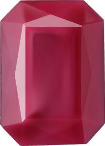 Octagon Faceted Pointed Back (Doublets) Crystal Glass Stone, Pink 20 Pearl Colours (09400), Czech Republic