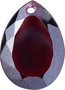 Pear Sew-On Crystal Glass Stone, Pink 22 Transparent With Ab (90150-K-Abb-Listr), Czech Republic