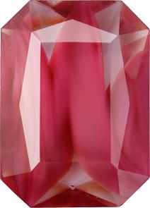 Octagon Faceted Pointed Back (Doublets) Crystal Glass Stone, Pink 24 Pearl Colours (94000-00030-Tw), Czech Republic
