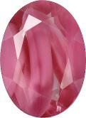 Oval Faceted Pointed Back (Doublets) Crystal Glass Stone, Pink 24 Pearl Colours (94000-00030-Tw), Czech Republic