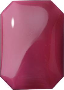 Octagon Cabochons Pointed Back Crystal Glass Stone, Pink 24 Pearl Colours (09400), Czech Republic